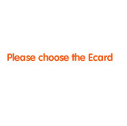 Please choose the Ecard