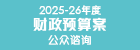 2025-26 年度财政预算案公众谘询