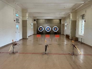 Indoor archery range 