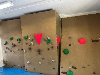 Indoor Sports climbing wall