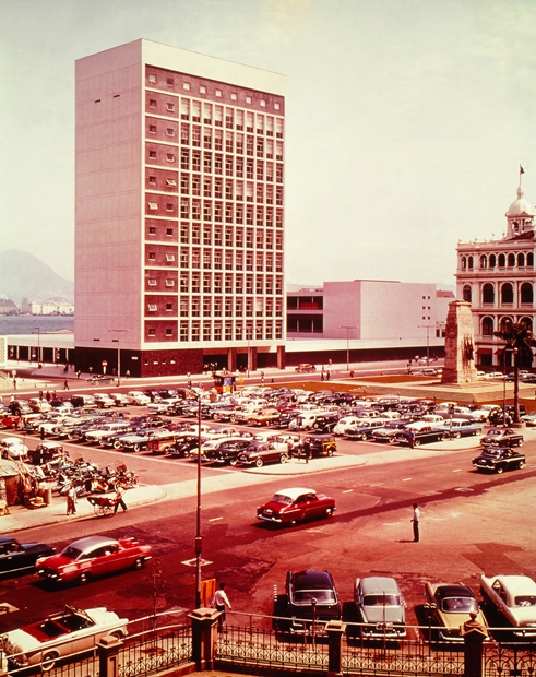 The city hall in 1960s, just finished the contrsuction