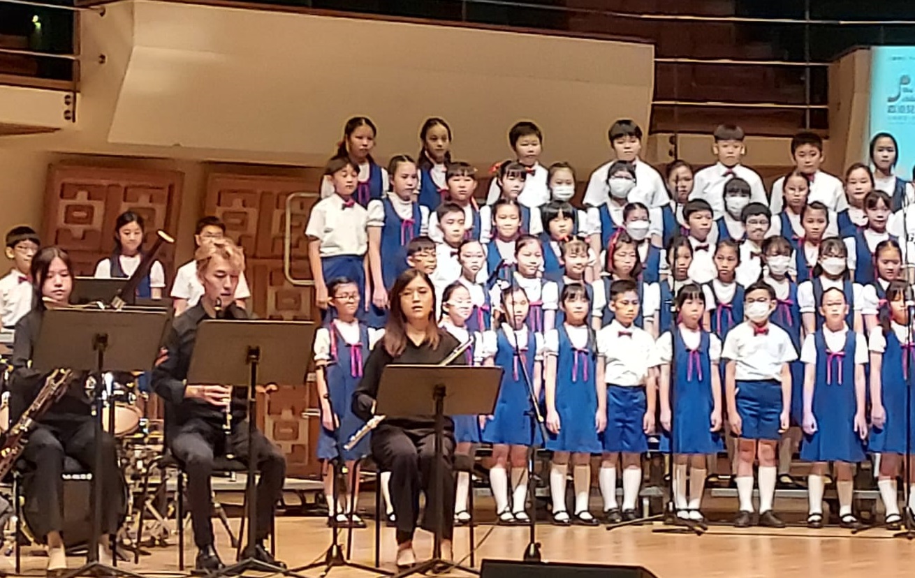 Members of Hong Kong Youth Symphony Orchestra were Invited to Perform with Hong Kong Children’s Choir