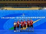 校園組: 楊盛材、鄒軒朗、高城熙、龐立恆及 麥栢毅奪得羽毛球男子團體賽銀牌