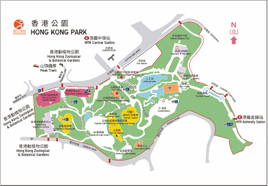 Hong Kong Park Map | Images and Photos finder